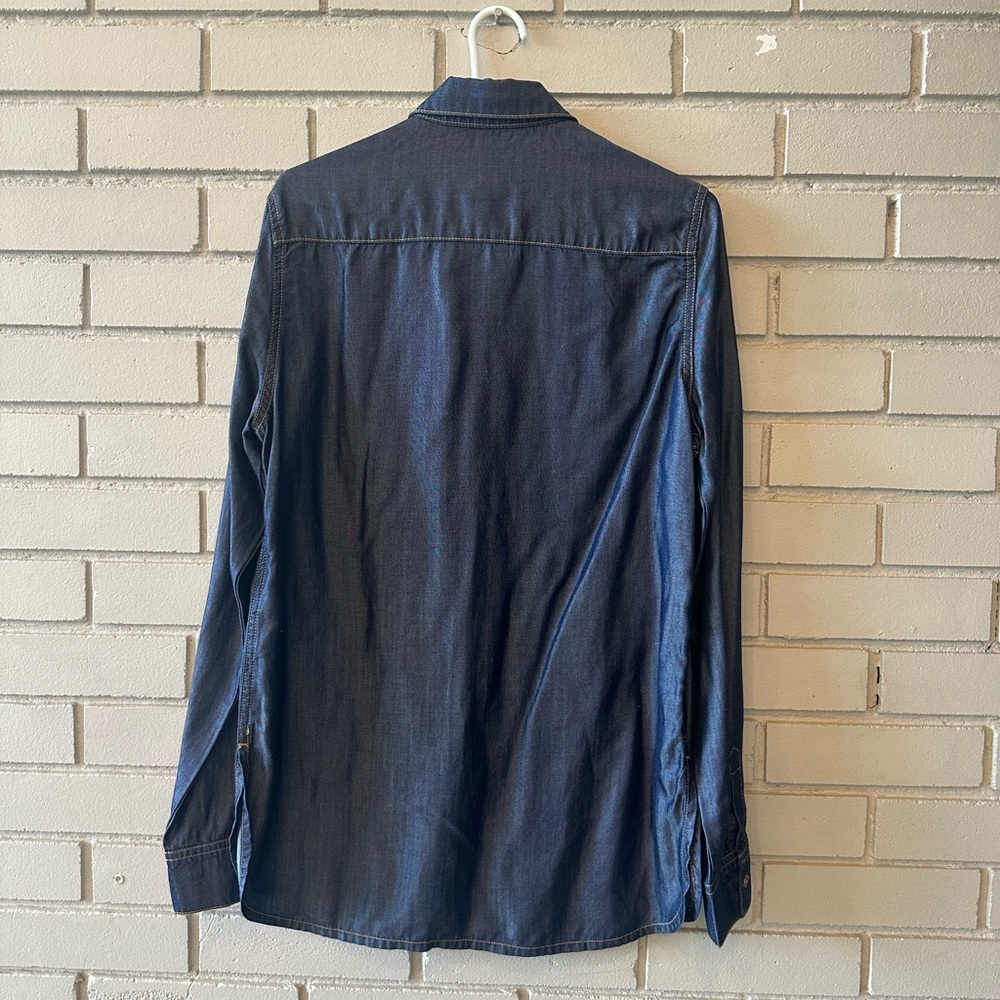 Barbour Classic lightweight Denim Shirt NWOT Size 8 - Picture 7 of 11